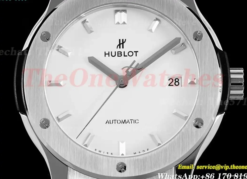 A1110 White 42mm Stk SS Classic APSF Fusion LE 0610